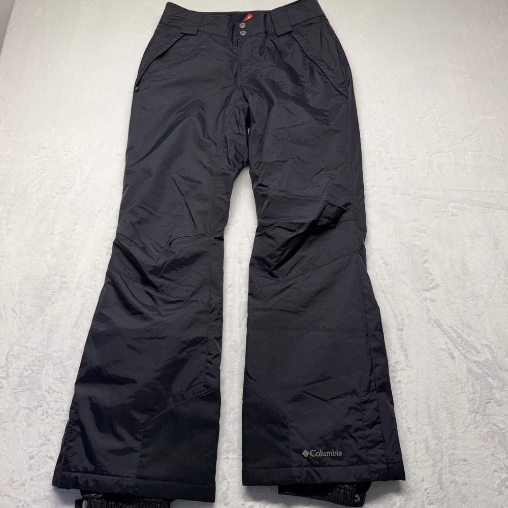 Columbia Omni Heat Snow Pants Womens Small Black Insulated Ski Snowboard Winter